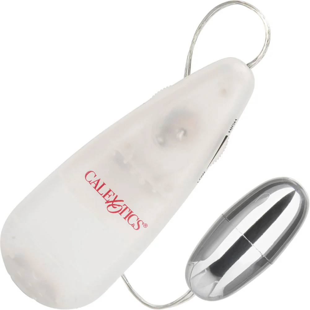 CalExotics Chrome Bullet with Controller, 2", Clear Bulk