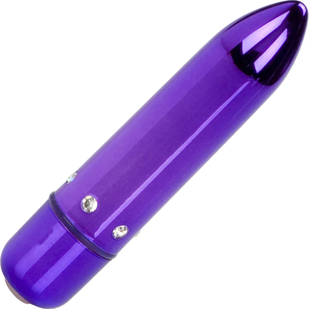 CalExotics Crystal High Intensity Waterproof Bullet, 2.5", Purple