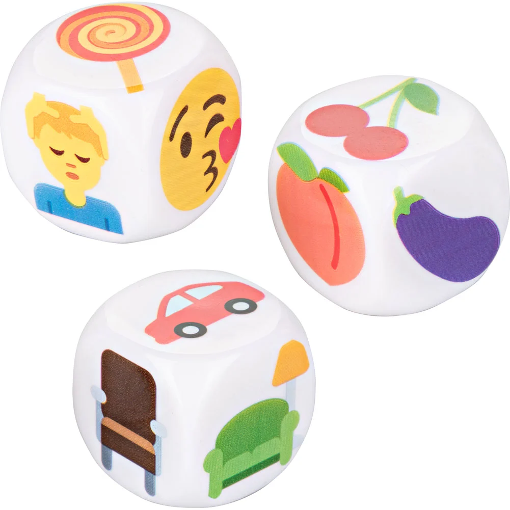 CalExotics Emojigasm 3 Dice Set