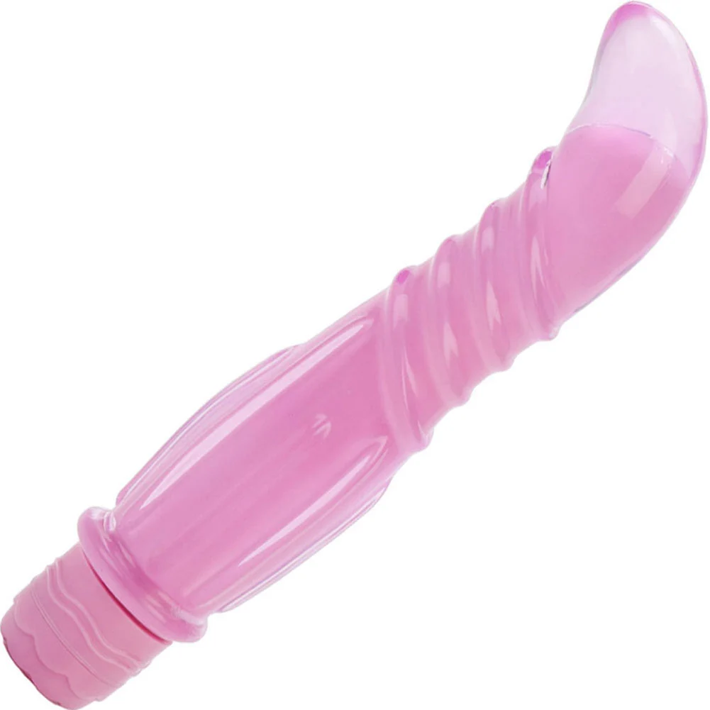 CalExotics First Time Softee Pleaser G-Spot Vibrator, 6", Pink