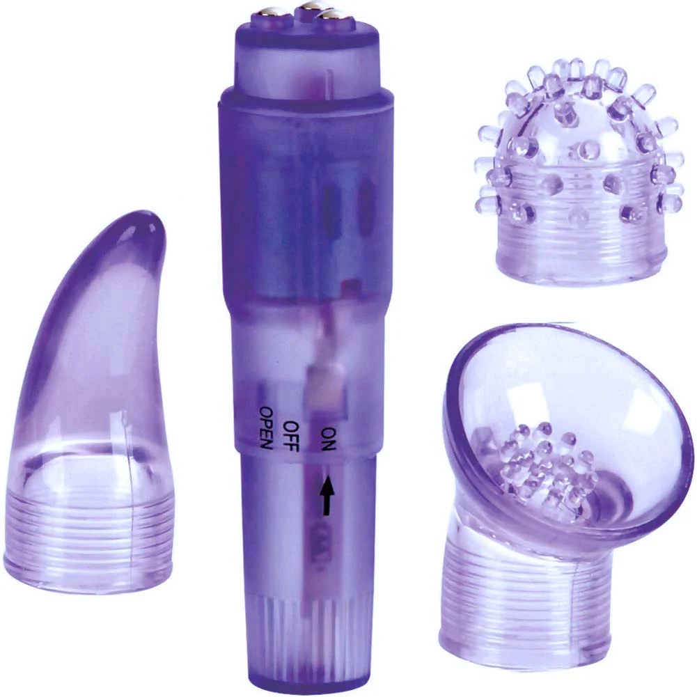CalExotics First Time Travel Teaser Vibrating Kit, Purple