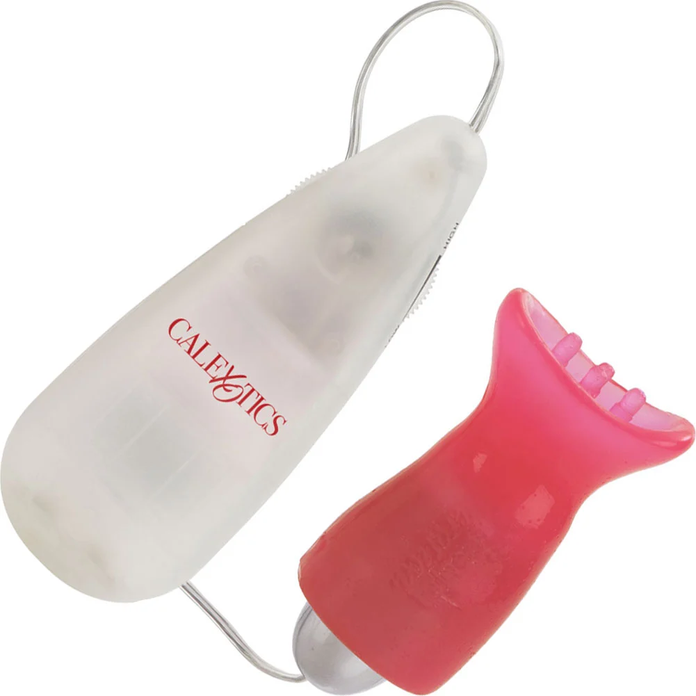 CalExotics Jelly Vibrating Suction Cap, Pink