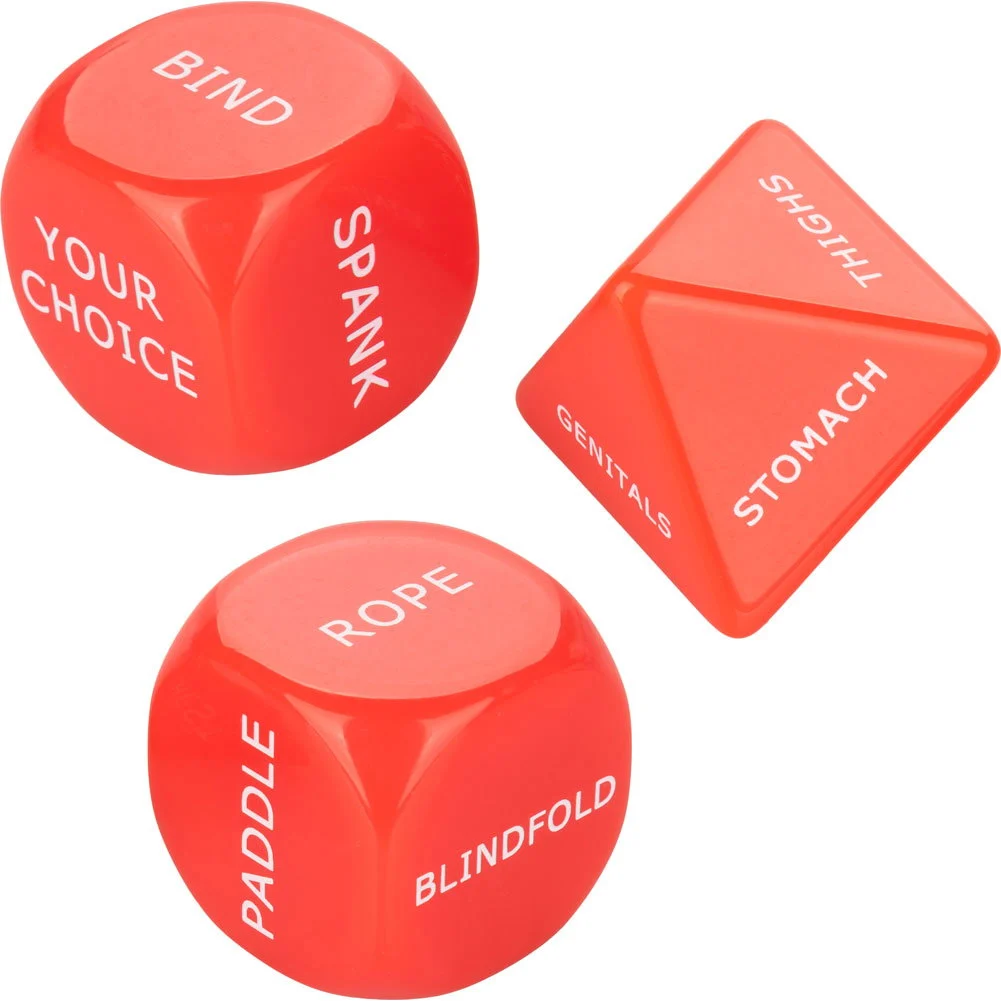 CalExotics Lets Get Kinky 3 Dice Set