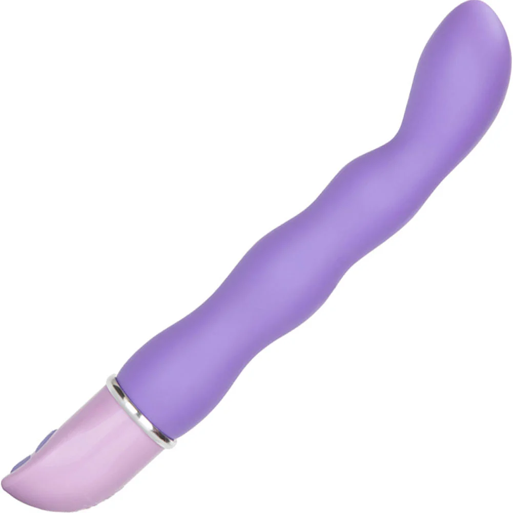 CalExotics Lia Silicone Magic Wand G Spot Vibrator, 6.5", Purple