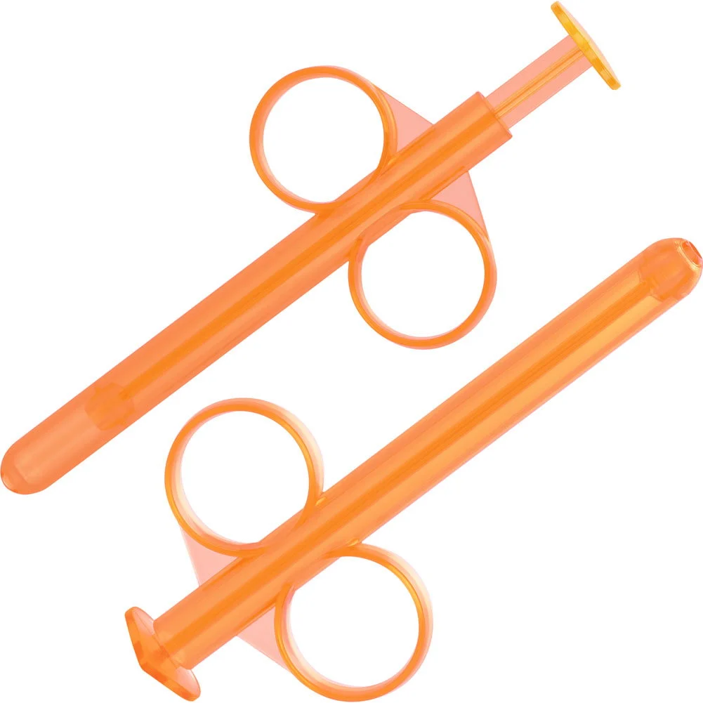 CalExotics Lube Tube Lubricant Dispenser Set, 3.25", Orange