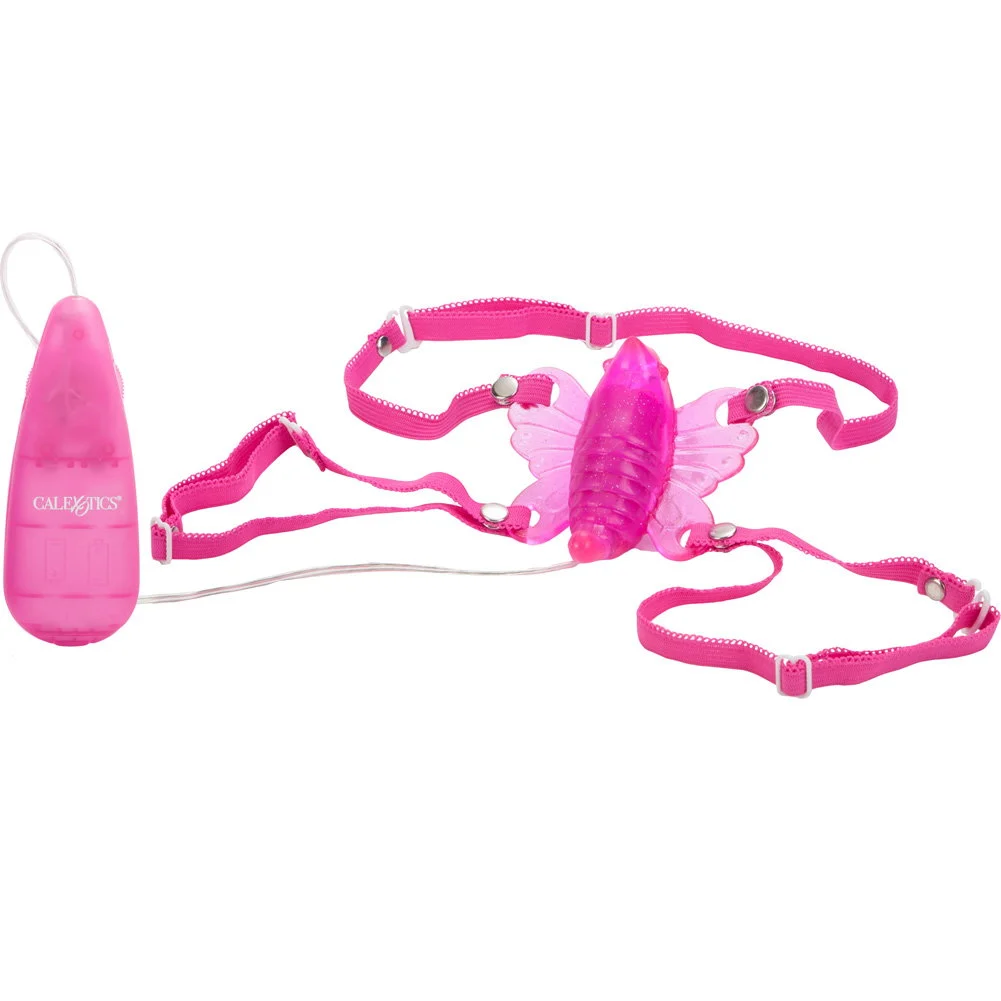 CalExotics Original Venus Butterfly Vibrating Female Massager, Pink