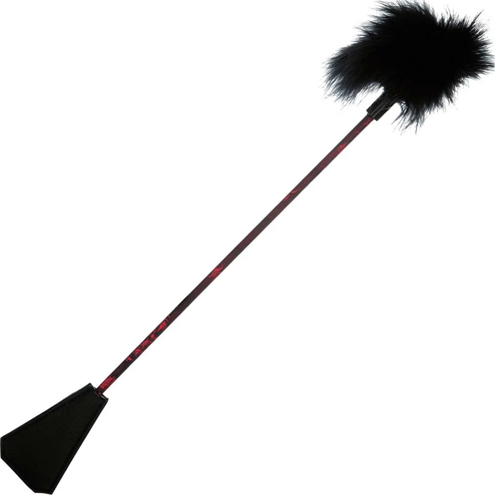 CalExotics Scandal Feather Crop, 21", Black