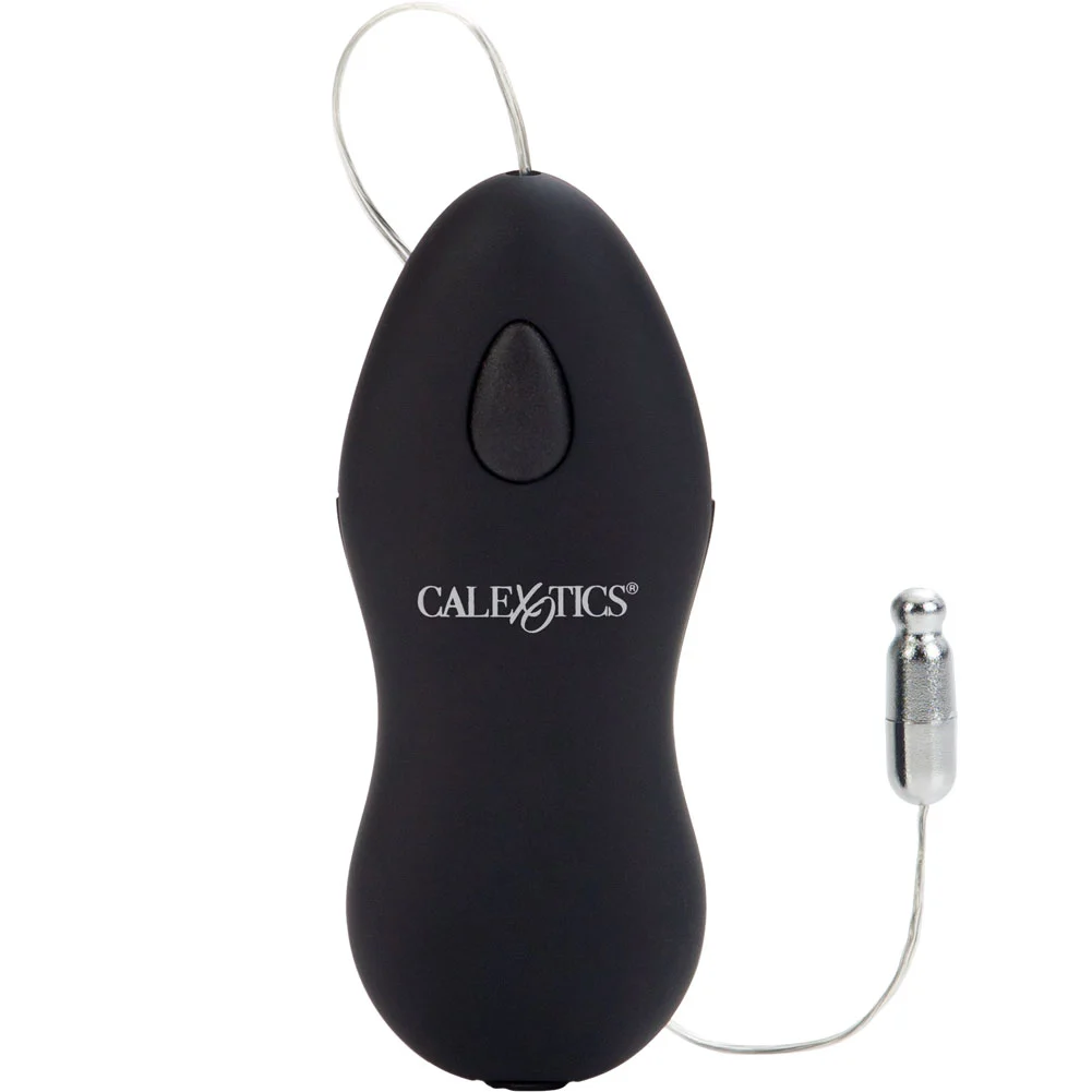 CalExotics Whisper Quiet Micro Heated Bullet Vibe, 1.25", Fetish Silver