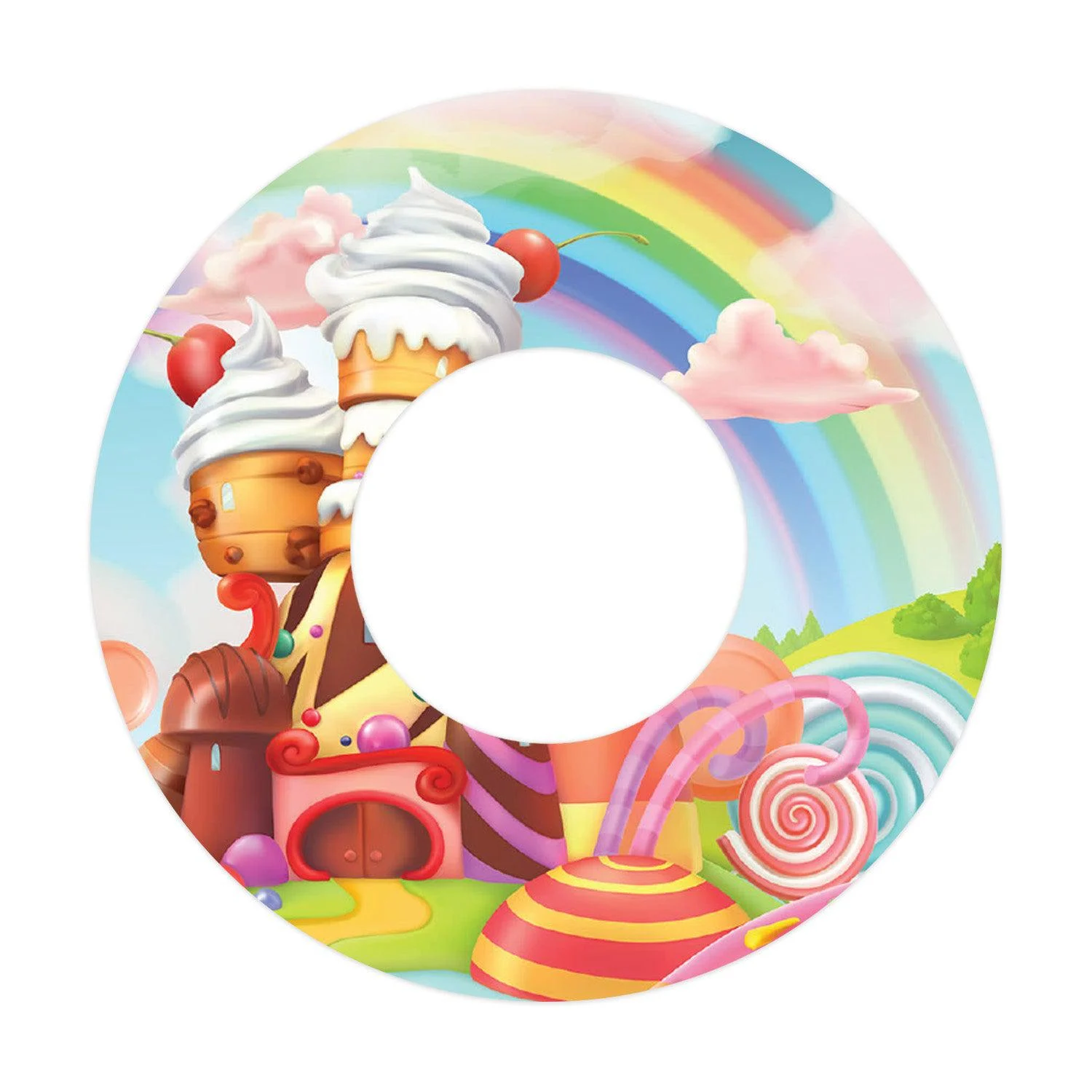 Candy Castle PatchTape Designed for the FreeStyle Libre 2