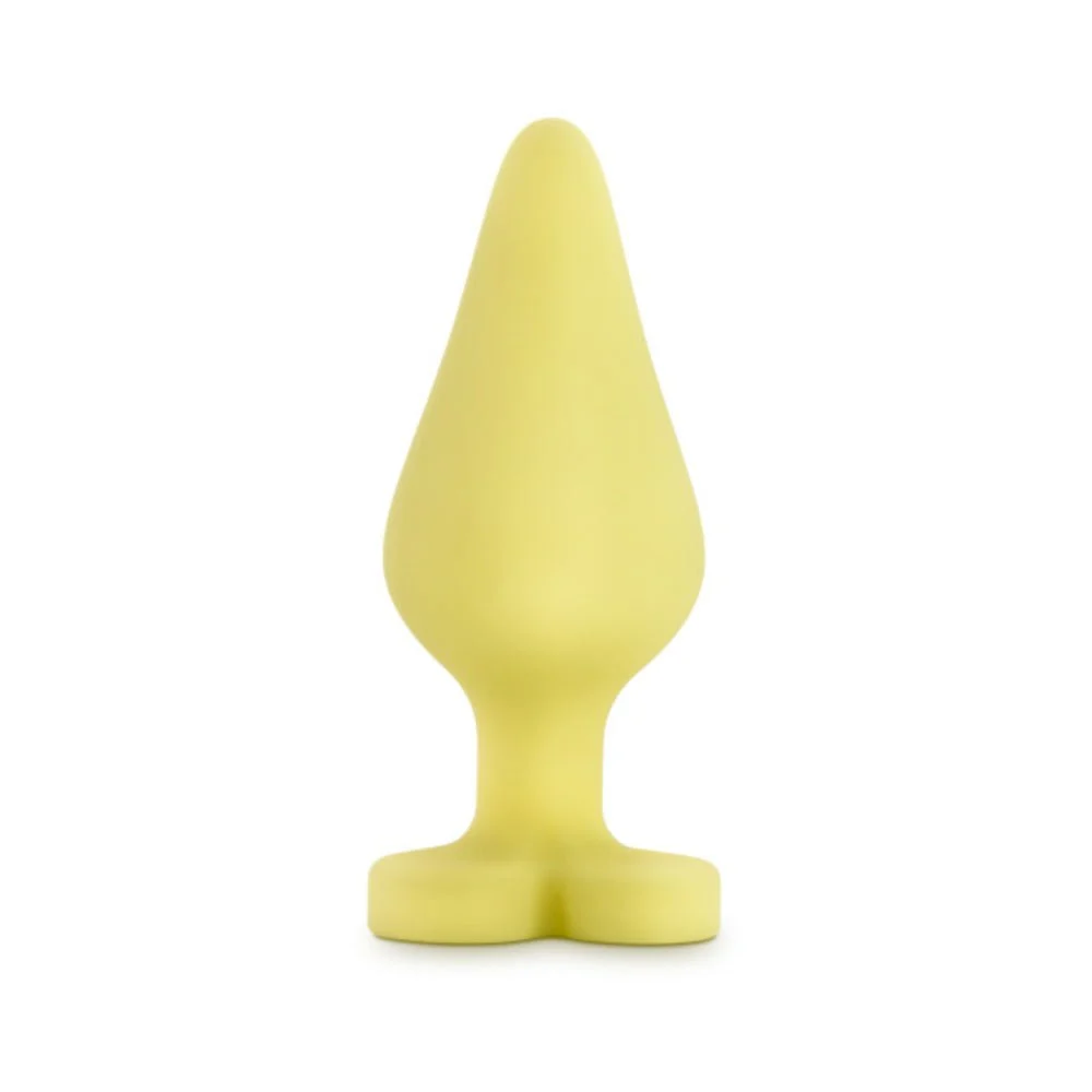 Candy Heart Butt Plug, Purple Yellow