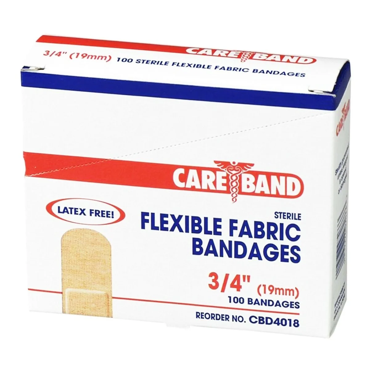 Careband Tan Fabric Adhesive Strips