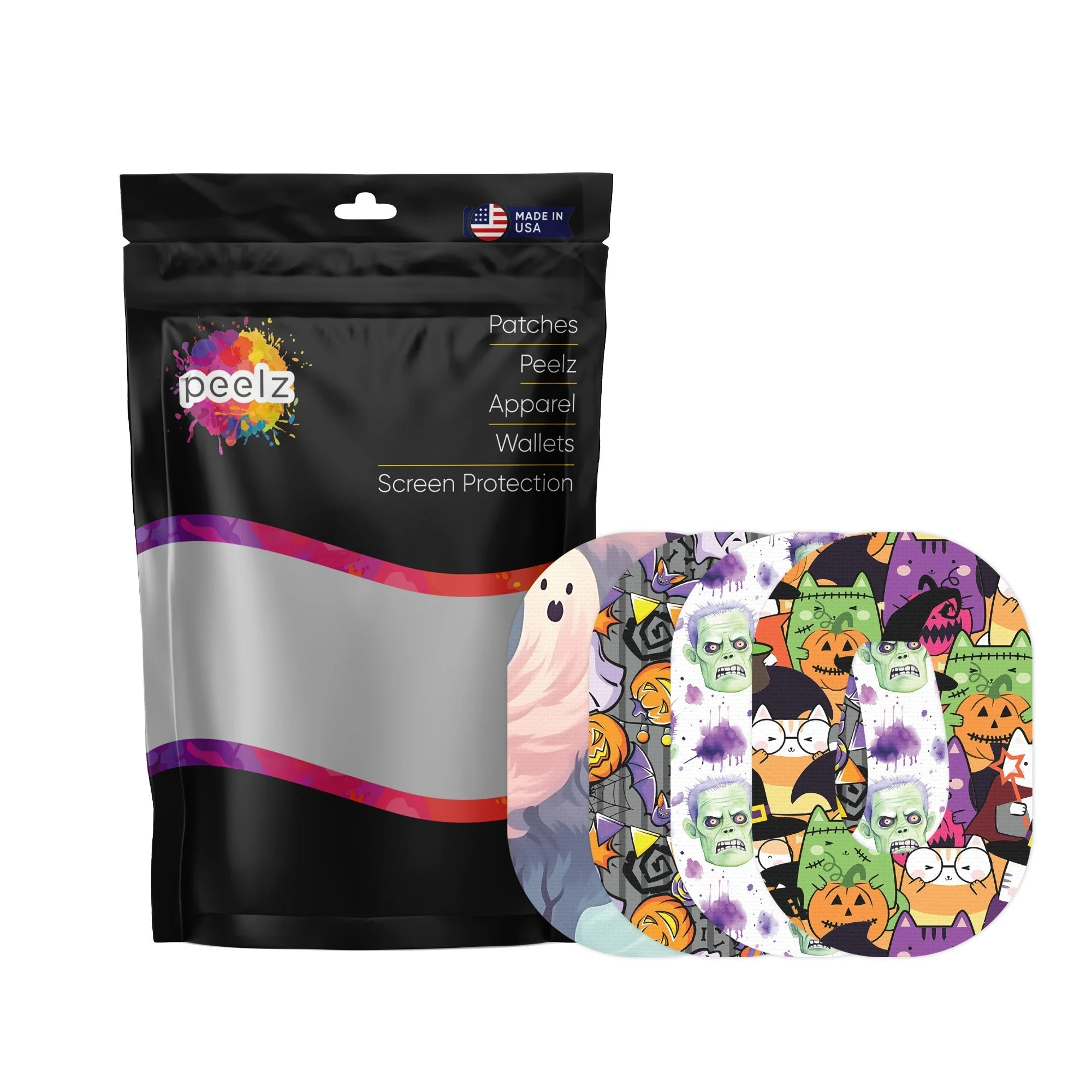 Cartoon Halloween Variety Dexcom G6 Patch Tape - Pump Peelz