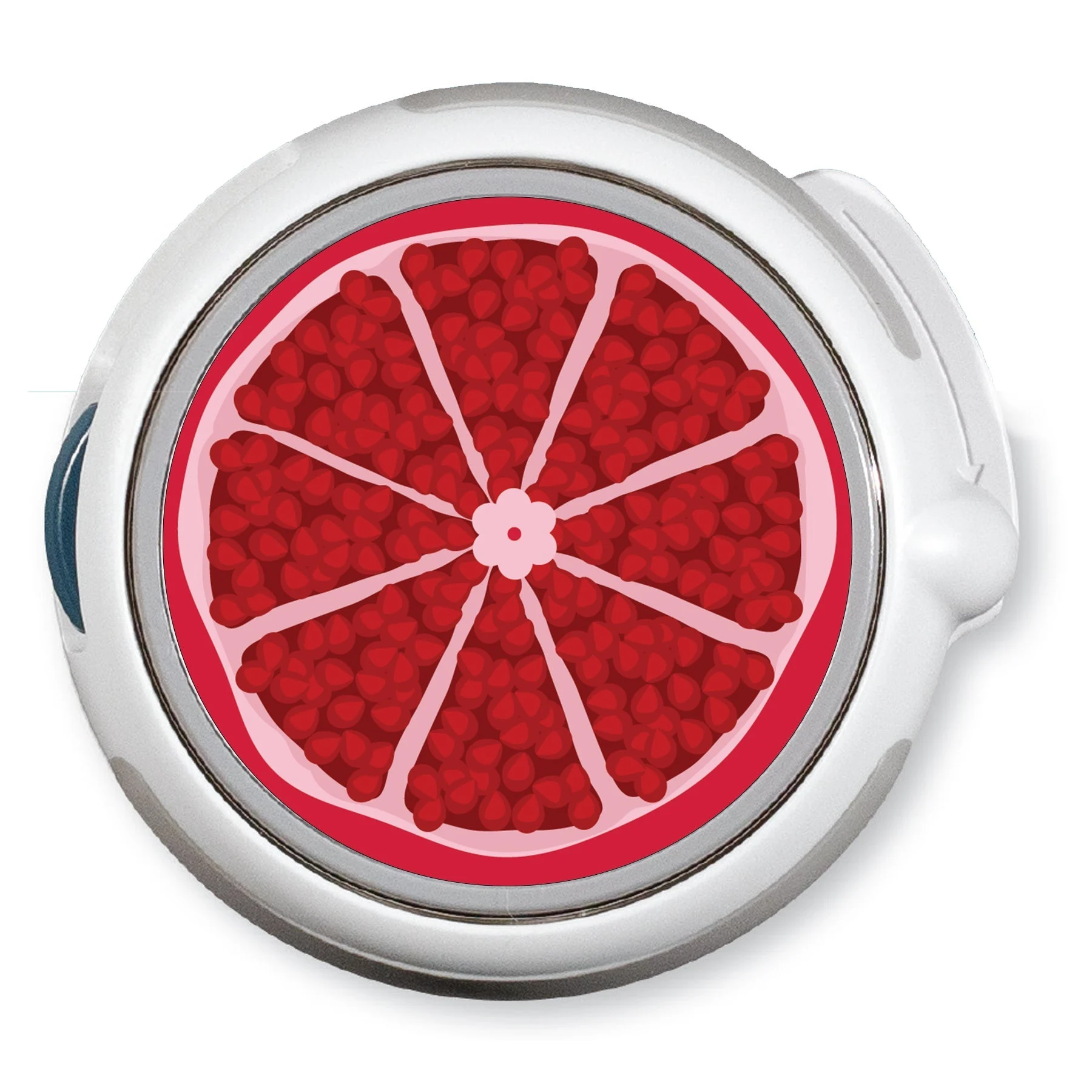 CF Holiday Pomegranate twiist™ Automated Insulin Delivery System Stickers - Pump Peelz