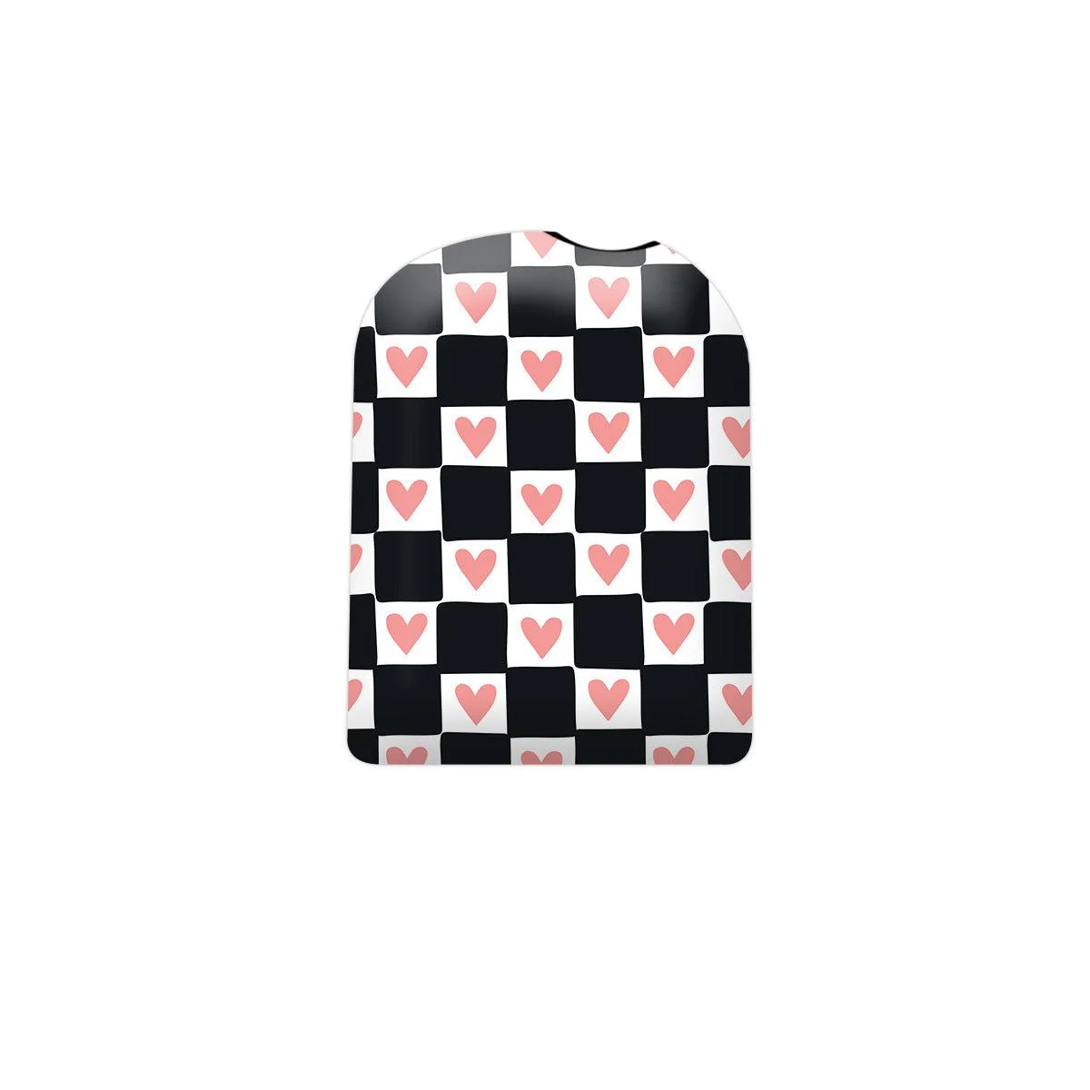 Checkered Hearts Pod Sticker – Pump Peelz