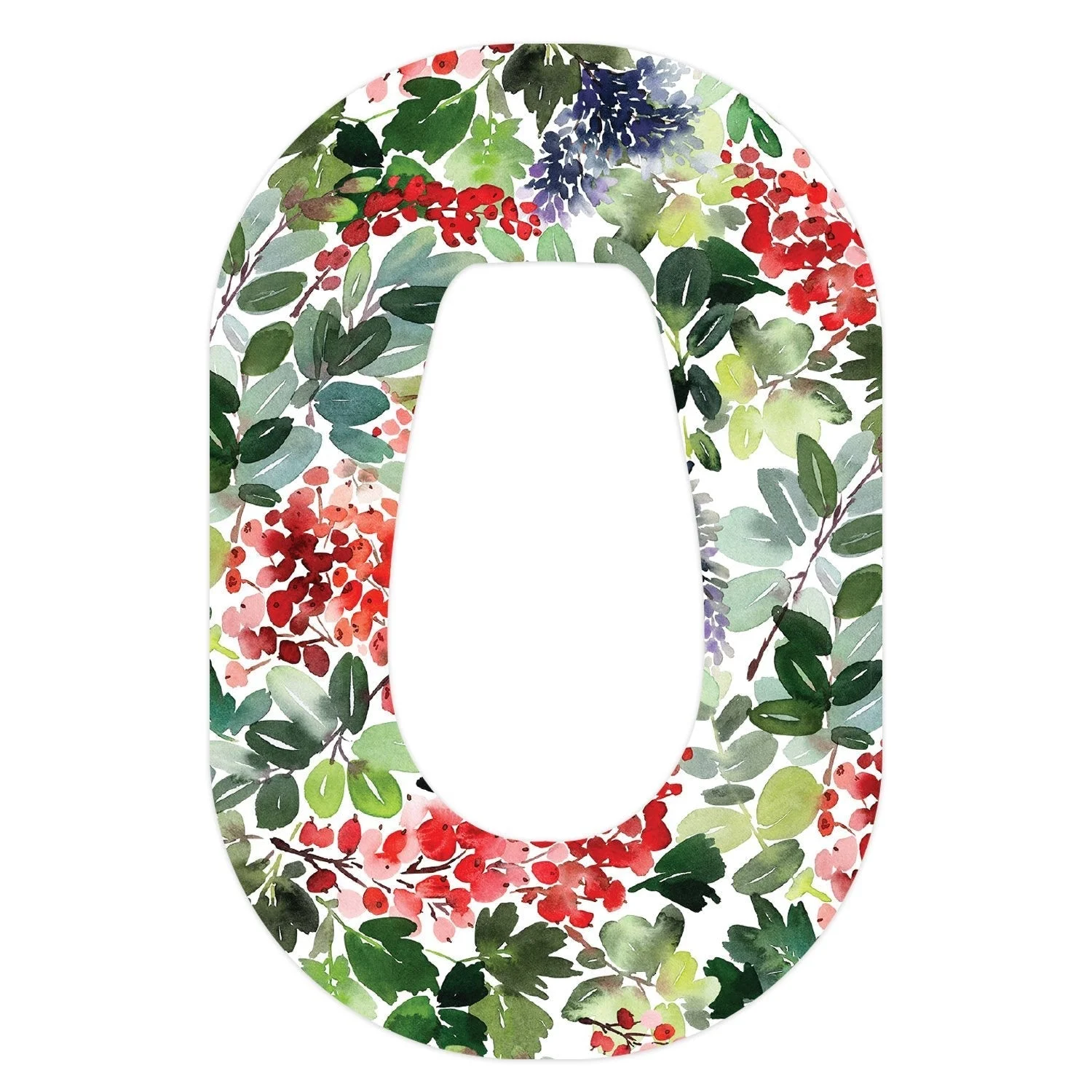 Christmas Berries Dexcom G6 Patch Tape - Pump Peelz