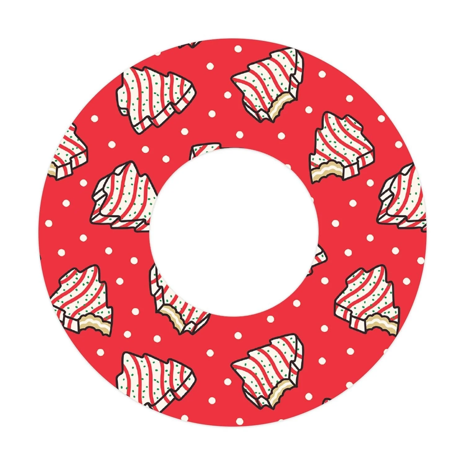 Christmas Cakes PatchTape Designed for the FreeStyle Libre 2