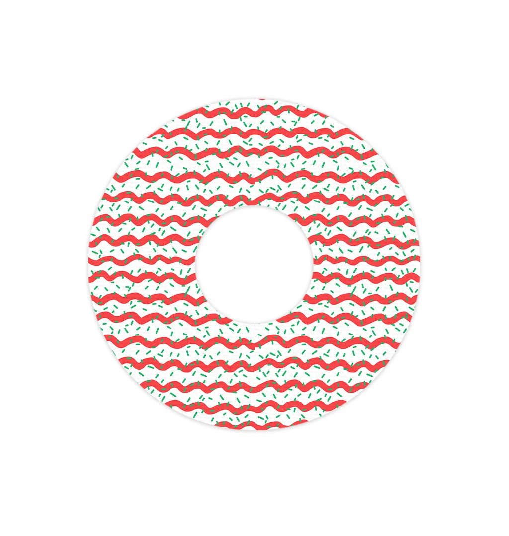 Christmas Icing FreeStyle Libre 3 Plus & LingoPatch Tape - Pump Peelz