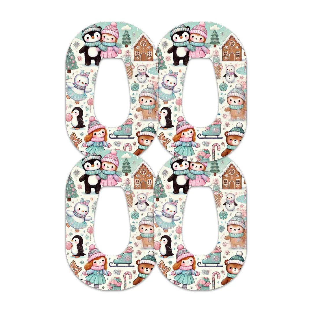Christmas Scene Dexcom G6 Patch Tape - Pump Peelz