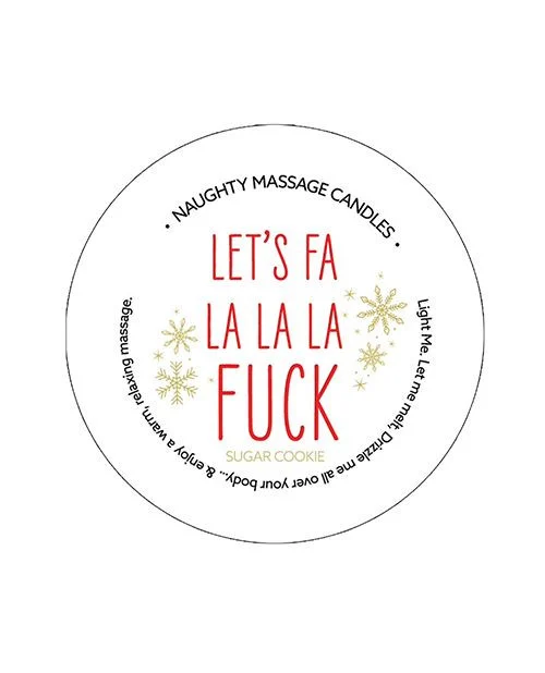 Christmas Sugar Cookie Naughty Massage Candle by Kama Sutra