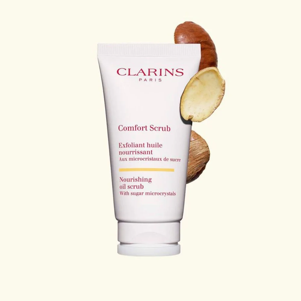 Clarins Comfort Scrub Nourishing Oil Scrub with Sugar Microcrystals