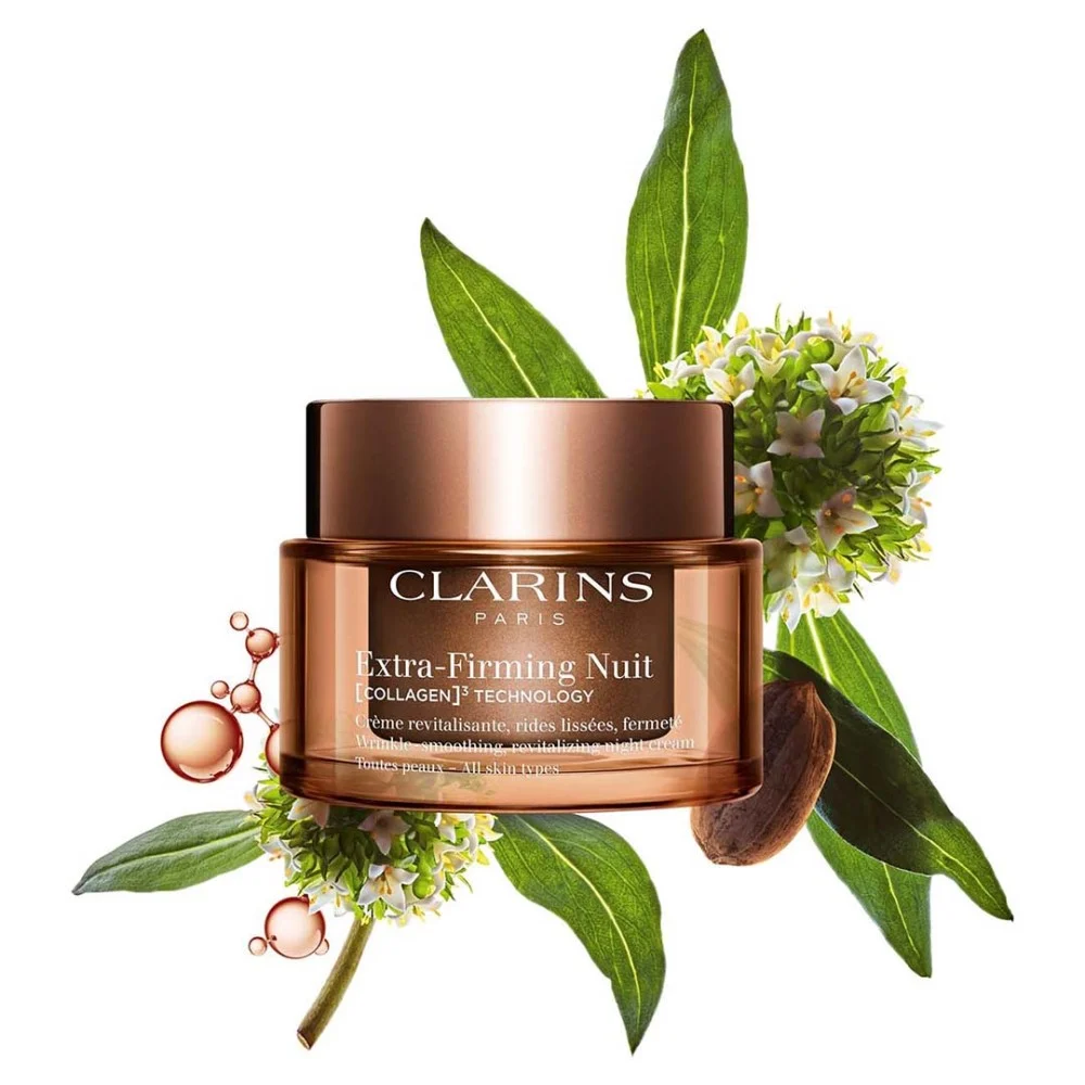 Clarins Extra-Firming Nuit [Collagen]³ Technology Anti-Wrinkles Night Cream All Skin Types
