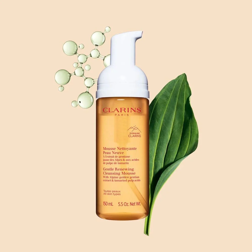 Clarins Gentle Renewing Foaming Cleanser for All Skin Types