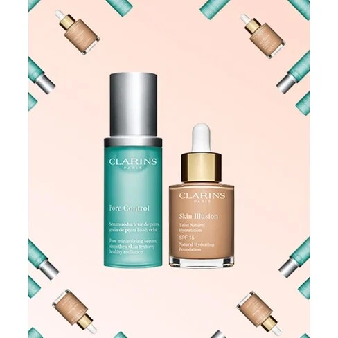 Clarins Skin Illusion Liquid Foundation Moisturizing Nude Skin