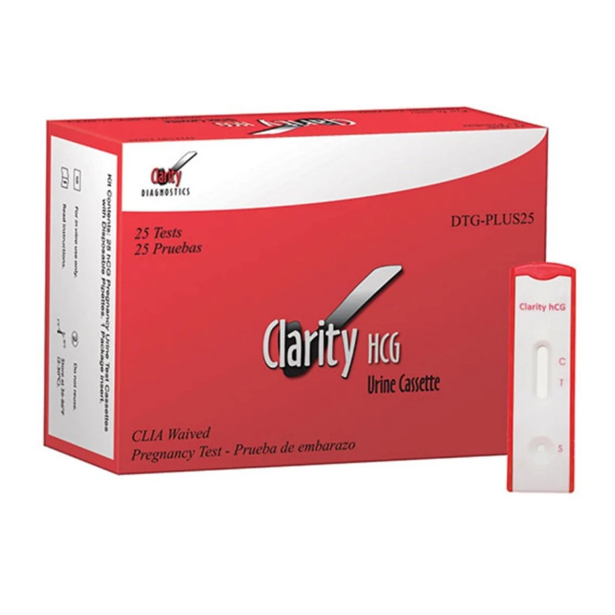 Clarity Hcg Pregnancy Fertility Reproductive Health Test Kit