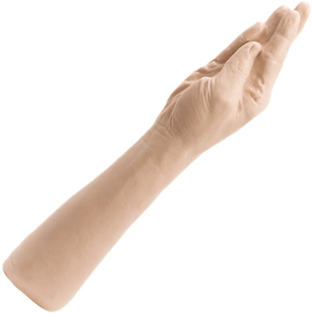 Classic Hand Dildo, 16", Flesh