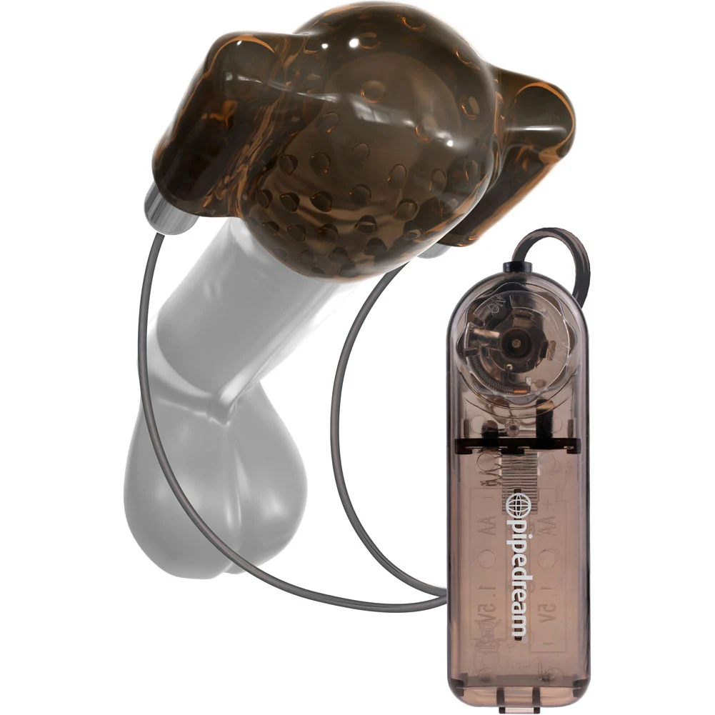 Classix Dual Vibrating Head Teaser, Smoke/Black