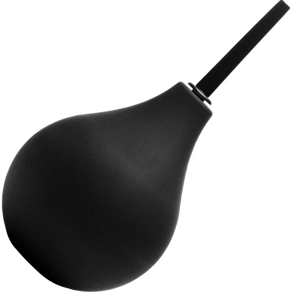 CleanStream Premium One Way Valve Anal Douche, 7.6 fl.oz (225 mL), Black