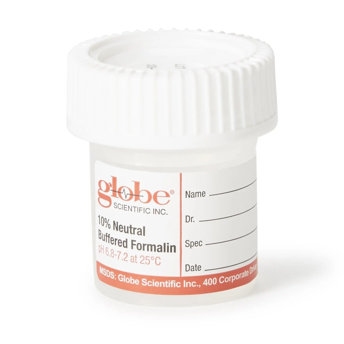 Click It Prefilled Formalin Container