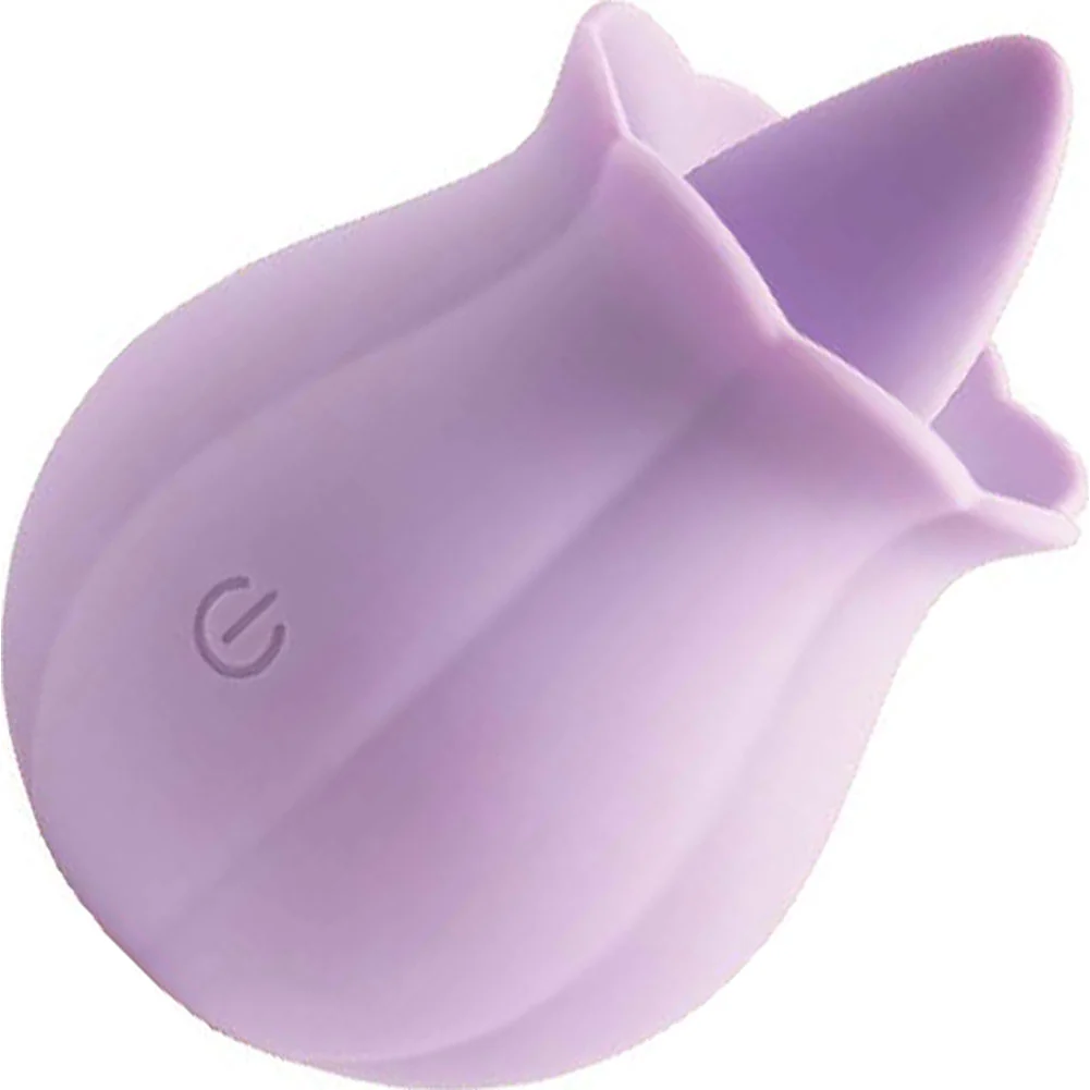 Clit-Tastic Erotic Clit Licker Tongue Vibe, 3", Lavender