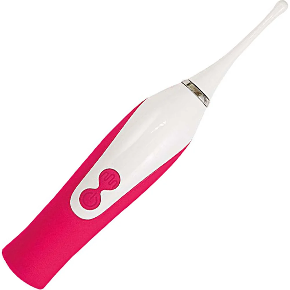 Clit-Tastic Sensual Clit Teaser, 7.25", Pink/White