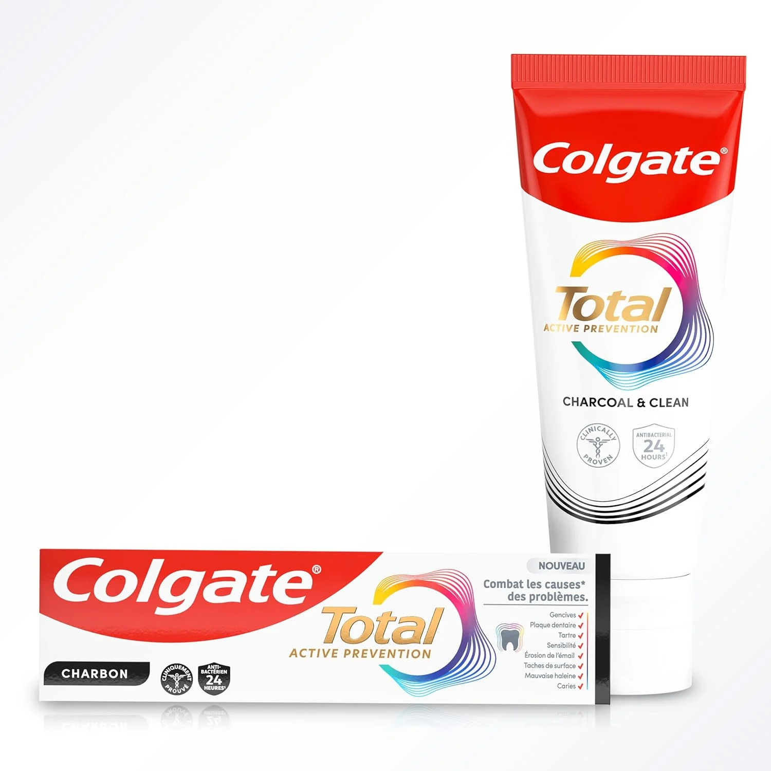 Colgate Toothpaste Total Active Prevention Charcoal 75ml