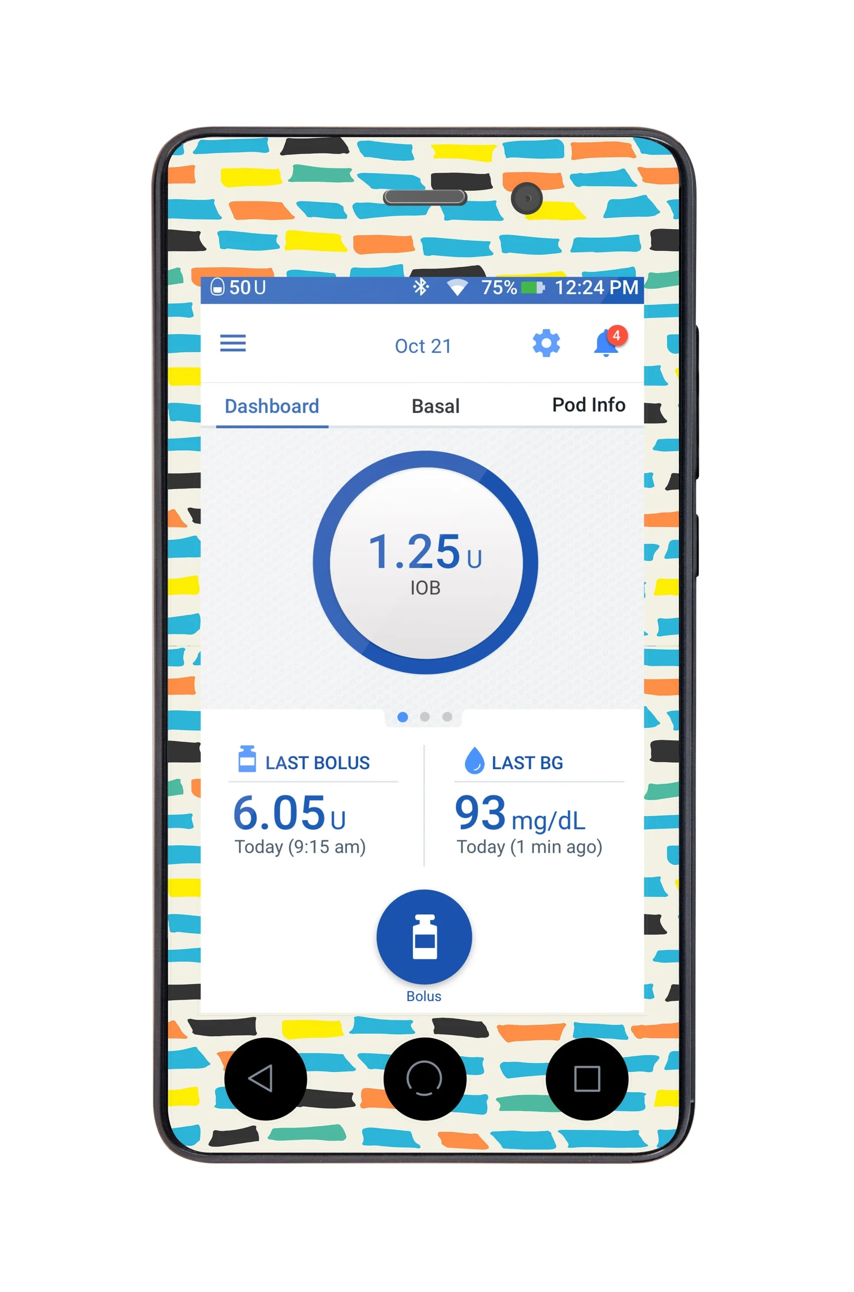 Colorful Sticks Sticker for Omnipod DASHPDM – Pump Peelz
