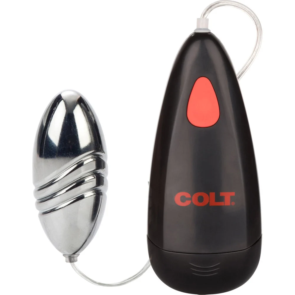 COLT Waterproof Turbo Bullet Vibrator, 3", Silver