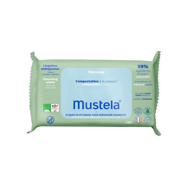 Compostable Cleansing Wipes 60Wipes
