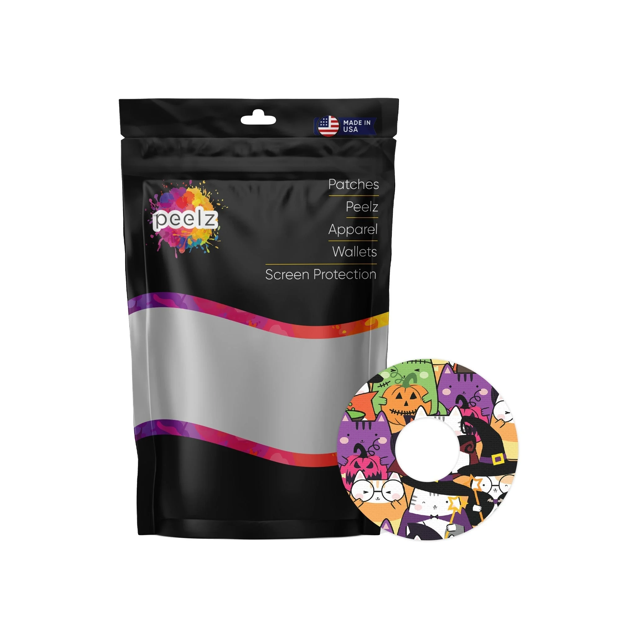 Costume Cats Patch Tape Designed for the FreeStyle Libre 3 Plus & Lingo