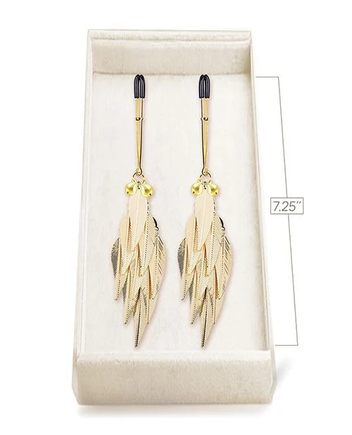 Couture Clips Luxury Nipple Clamps Golden Harvest