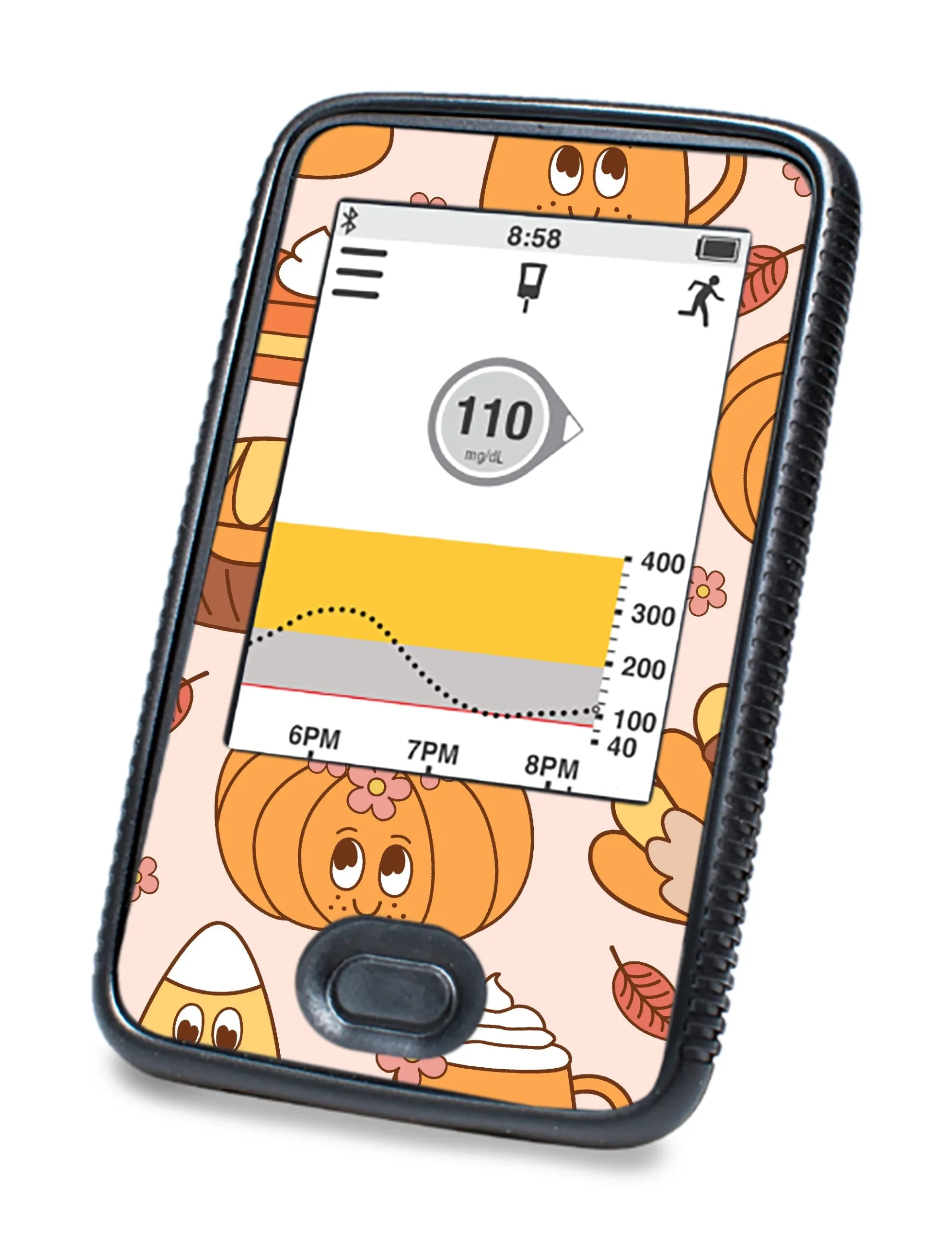Cozy Harvest Dexcom G6 Touchscreen Receiver Sticker - Pump Peelz