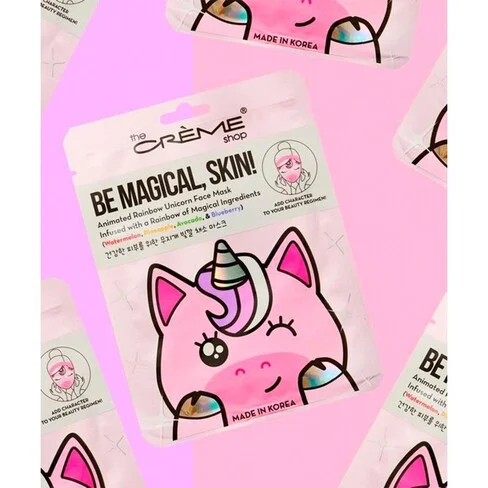 The Crème Shop Animated Sheet Masks Be Magical, Skin! Unicorn Face Mask