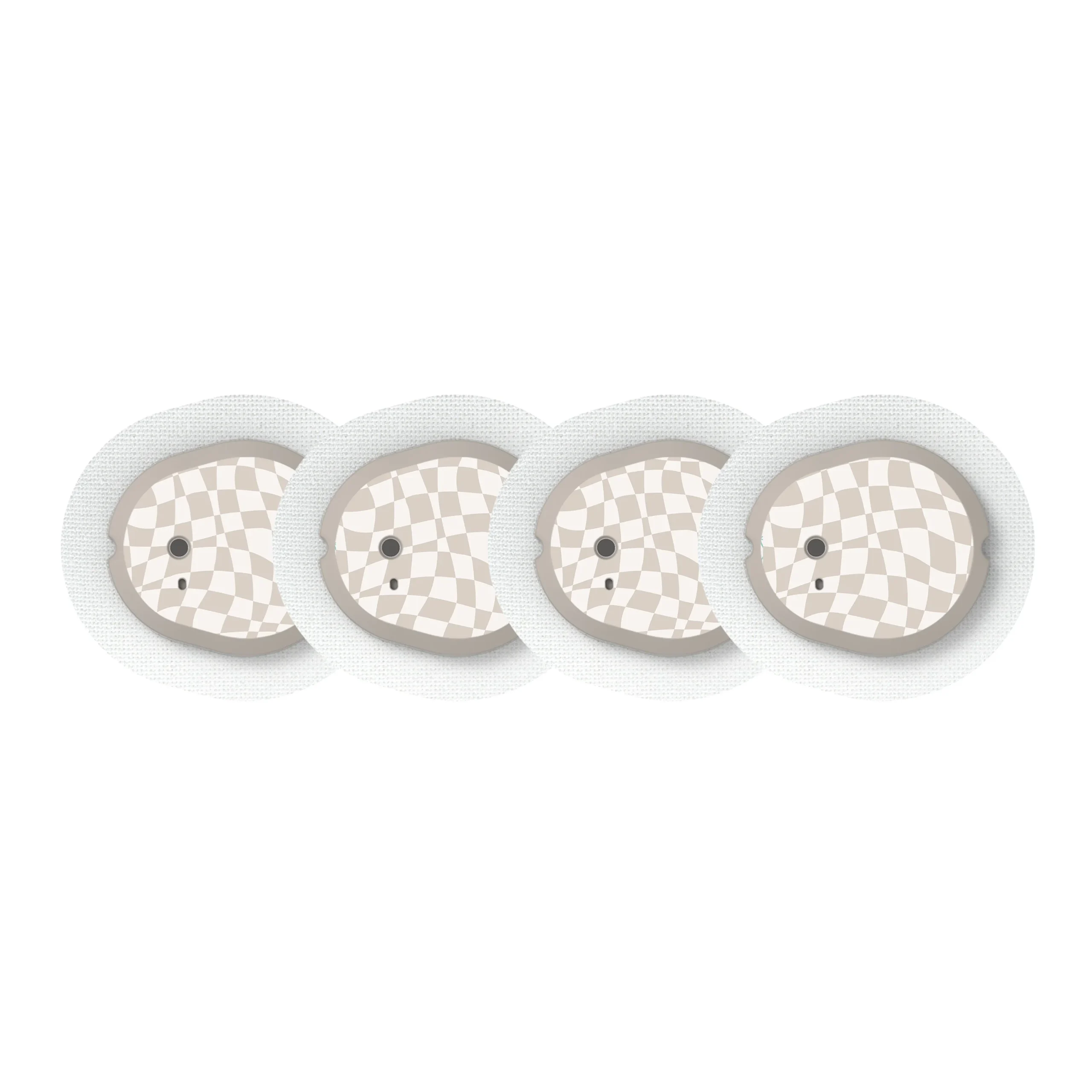 Creamy Check Dexcom G7 and Stelo Transmitter Sticker - Pump Peelz