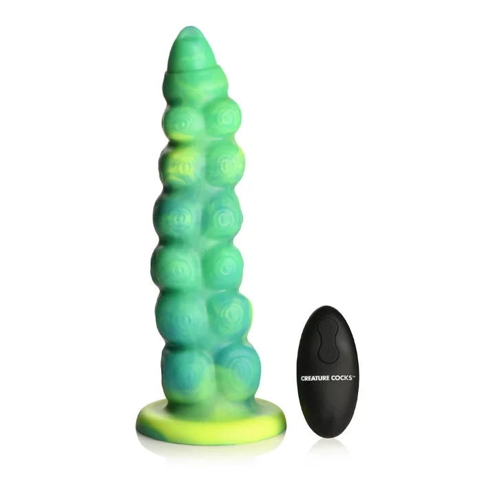 Creature Cocks Squirmer Remote Control Thrusting And Vibrating Fantasy Dildo