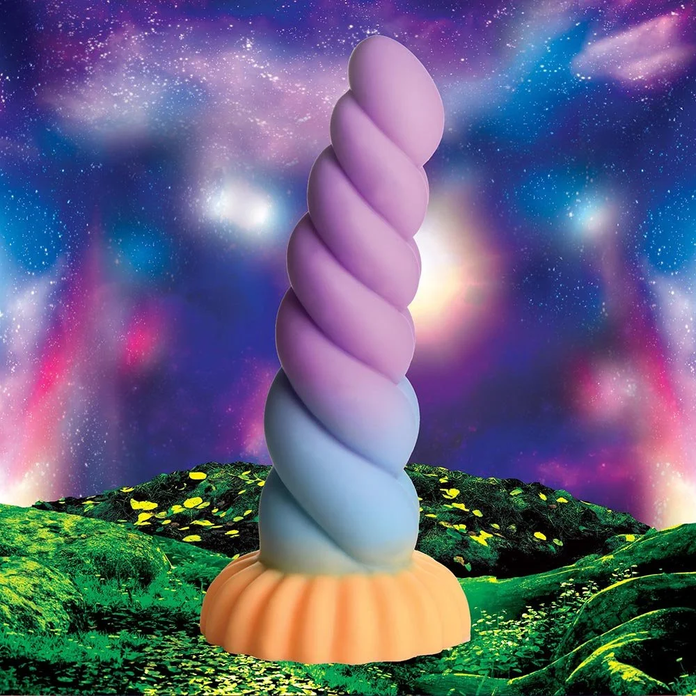 Creature Cocks Unicorn Silicone Dildo - Multi Color