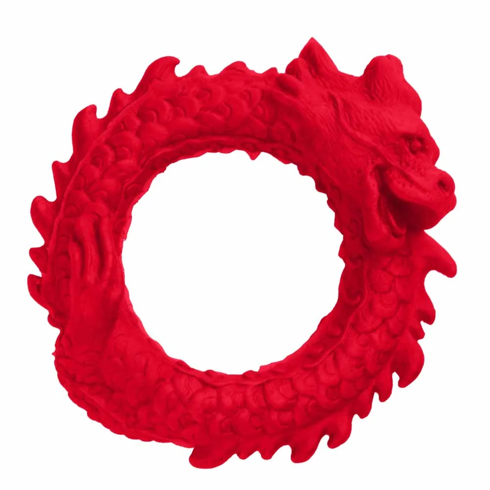 CreatureCocks Rise of the Dragon Silicone Penis Ring, Red