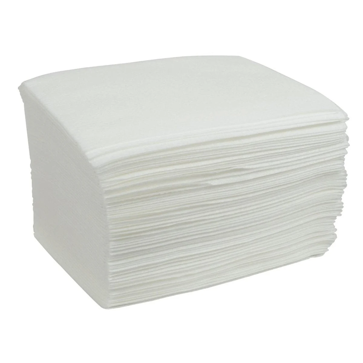 Curity Nonwoven White Washcloth