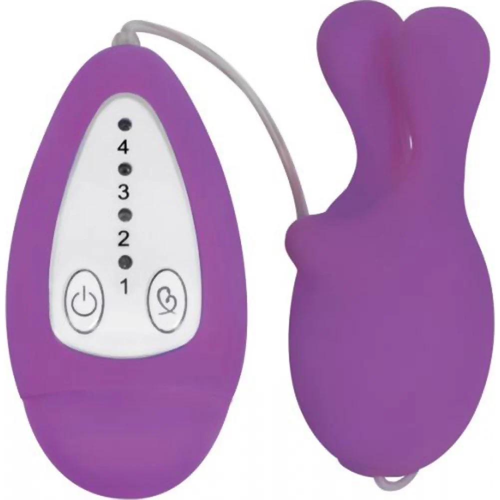 Curve Novelties Gossip Boz Bunny Vibrator, 3", Violet