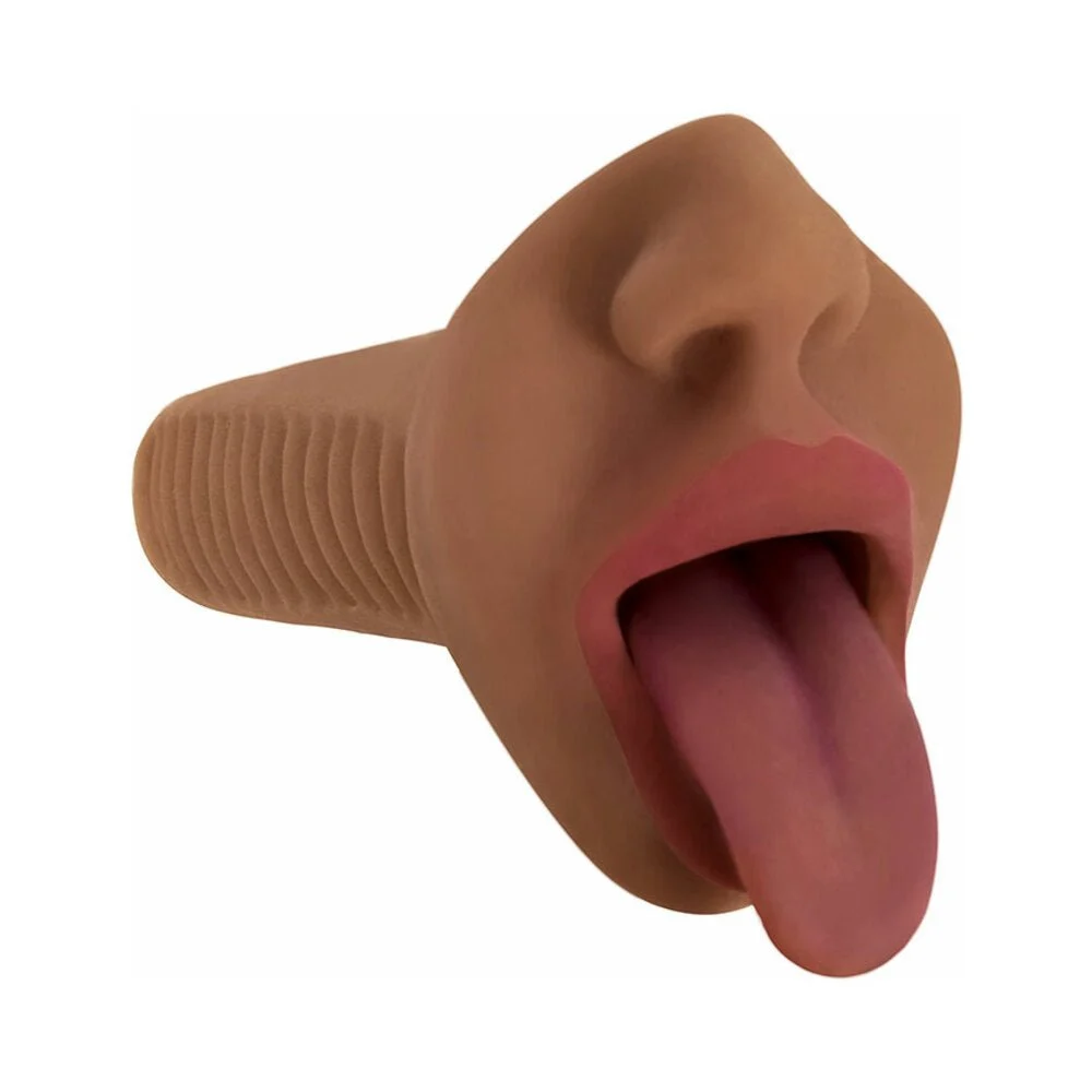 Curve Toys Mistress Perfect Suck Courtney Vibrating Deep Throat Mouth Stroker