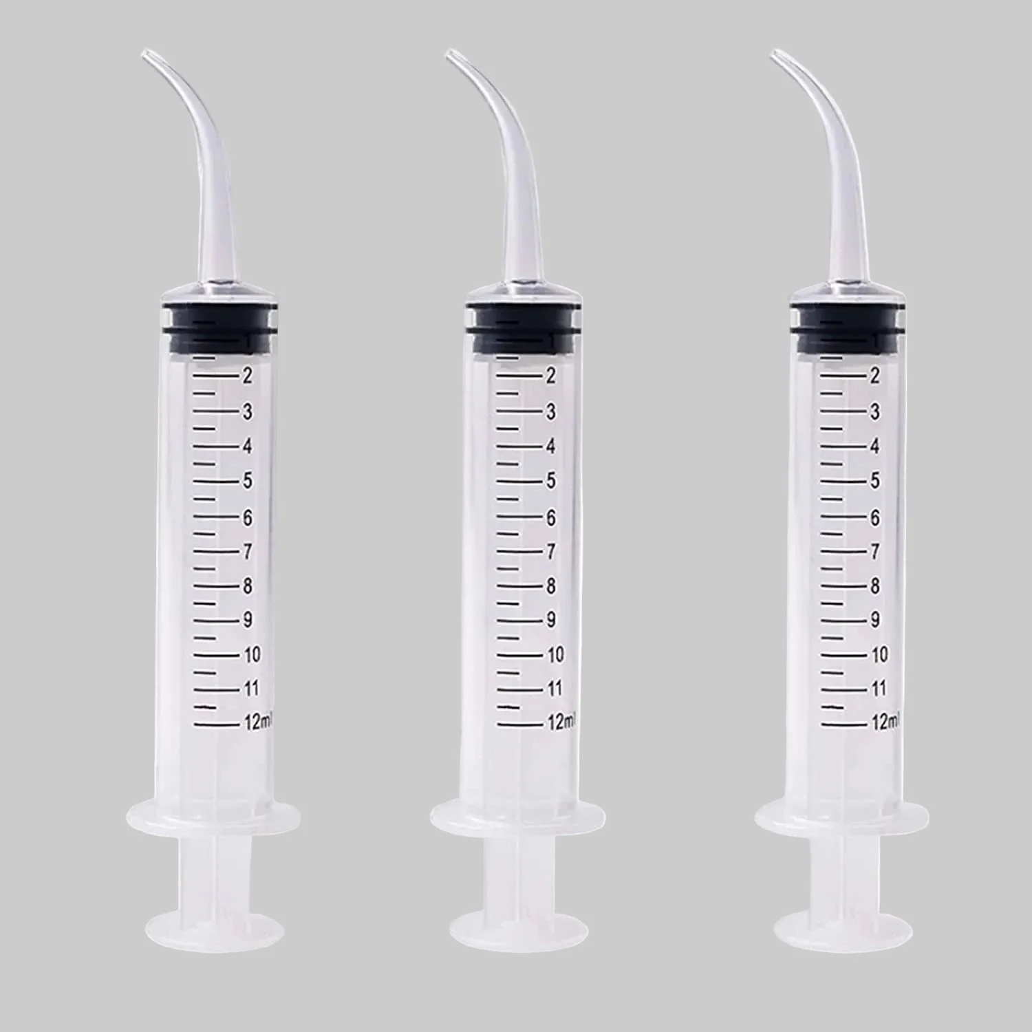 Curved Tip Utility Syringes 12cc 50pcs per box